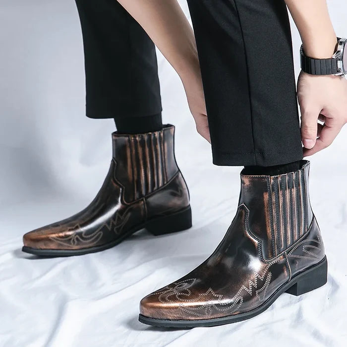 Massimo Trentini Chelsea Leather Boots