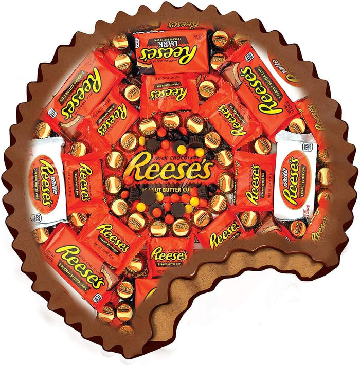 MasterPieces 31721 Hersheys Shaped Collection Jigsaw Puzzle Reeses 500 Pieces Orange