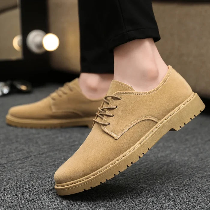Matteo Corsini Men’s Suede Lace-Up Oxford Shoes