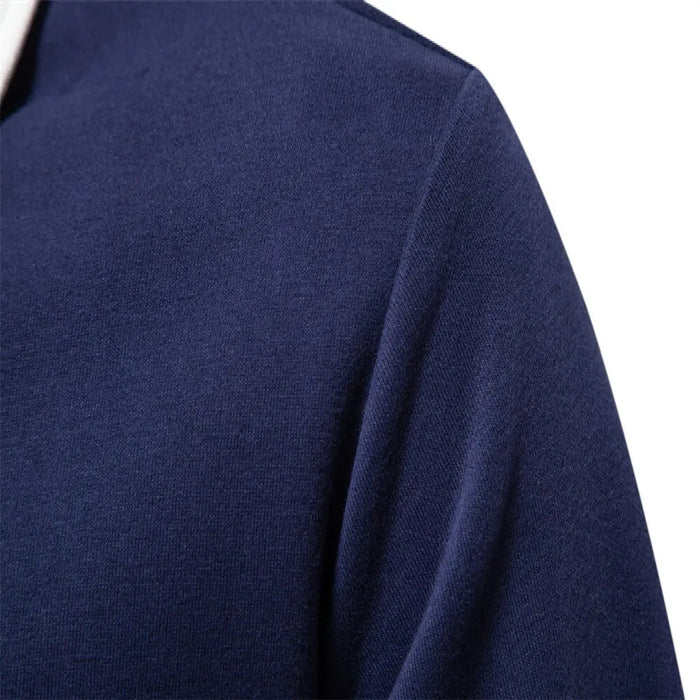 Matteo Sala Men Polo Collar Sweater Long Sleeve