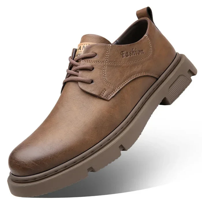 Maurice Gattuso Casual Low-Top Leather Ankle Boots