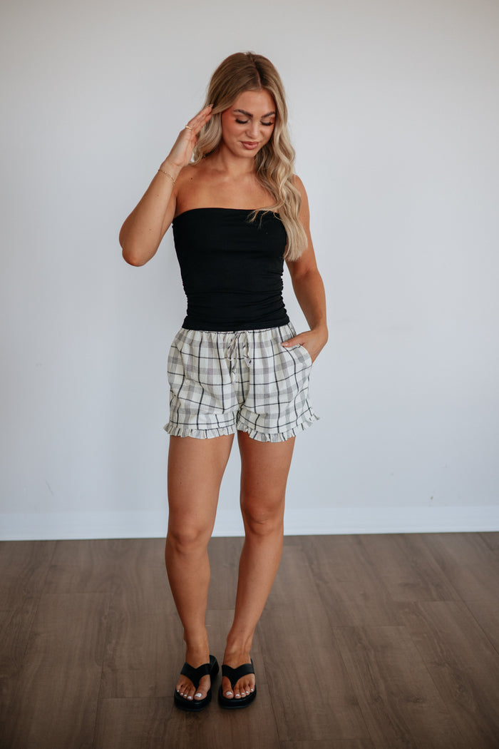 Maylan Plaid Shorts