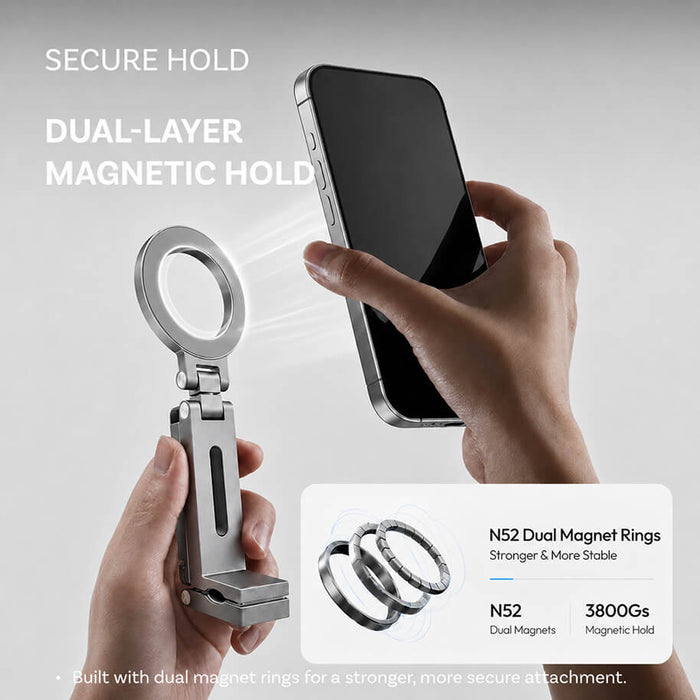 MCM01 Foldable Magnetic Phone Clamp Stand