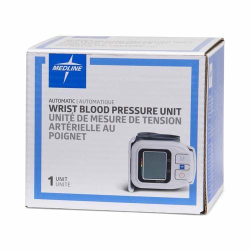 Medline Wrist Blood Pressure Monitor Help maintain a healthy lifestyle with the Medline digital wrist blood pressure monitor-600388 Hannah's Variety Store