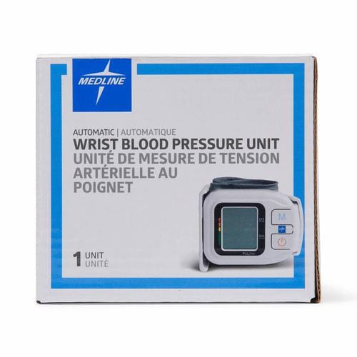 Medline Wrist Blood Pressure Monitor Help maintain a healthy lifestyle with the Medline digital wrist blood pressure monitor-600388 Hannah's Variety Store