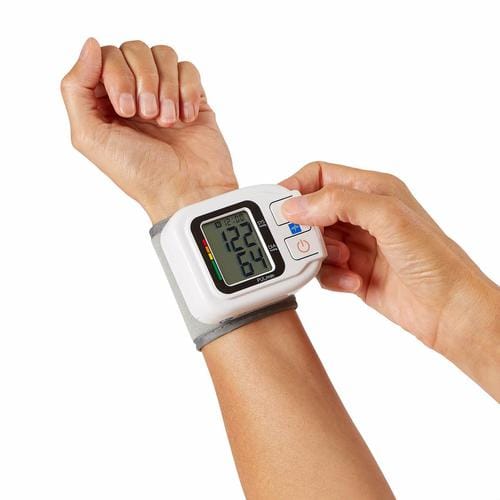 Medline Wrist Blood Pressure Monitor Help maintain a healthy lifestyle with the Medline digital wrist blood pressure monitor-600388 Hannah's Variety Store