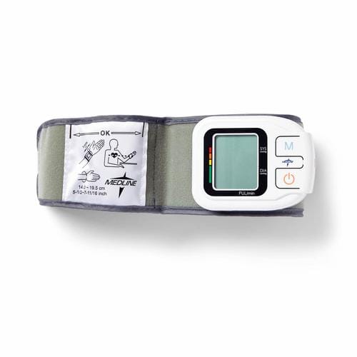 Medline Wrist Blood Pressure Monitor Help maintain a healthy lifestyle with the Medline digital wrist blood pressure monitor-600388 Hannah's Variety Store