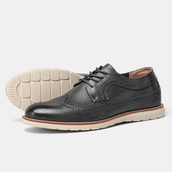Men's Classic Leather Dress Shoes Brown