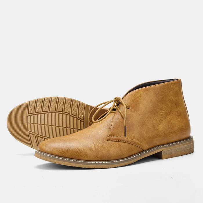 Men's Classic Leather Lace-Up Boots