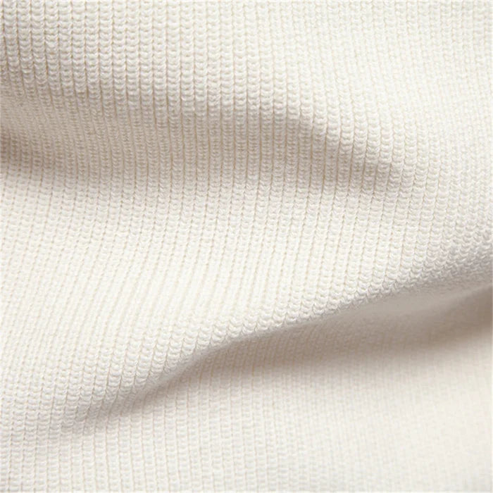 Men's Cotton Mock Neck Pullover Sweater Quarter Zip