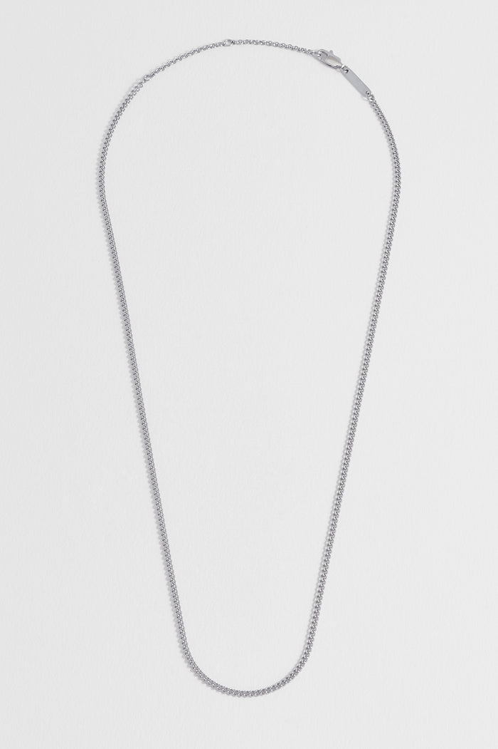 Men's Fine Curb Chain Necklace