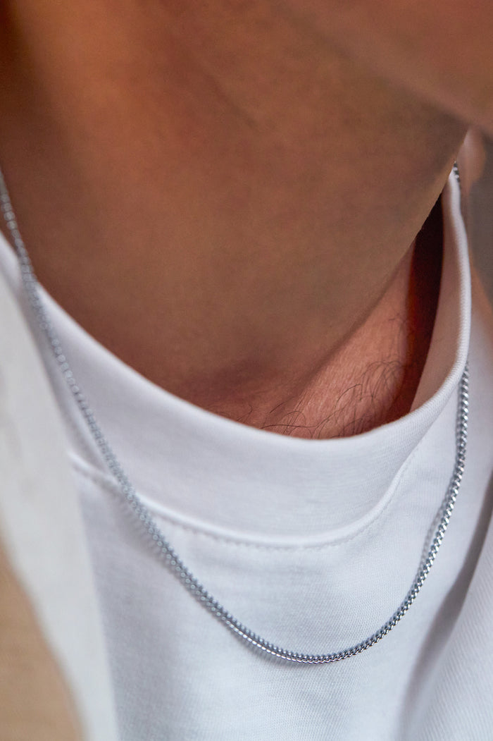 Men's Fine Curb Chain Necklace