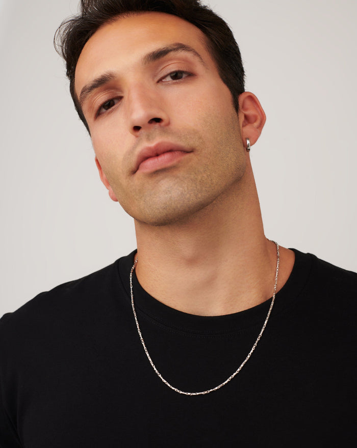 Mens Interlocking Link Chain Necklace | Sterling Silver Necklaces Missoma