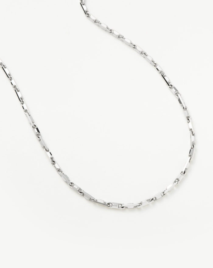 Mens Interlocking Link Chain Necklace | Sterling Silver Necklaces Missoma