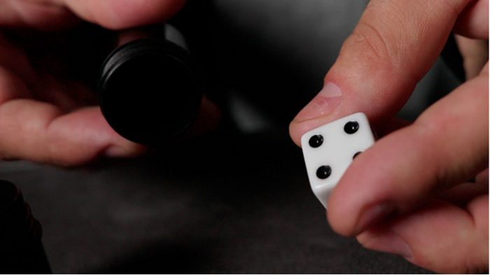Mental Cube mind reading trick dice in tube