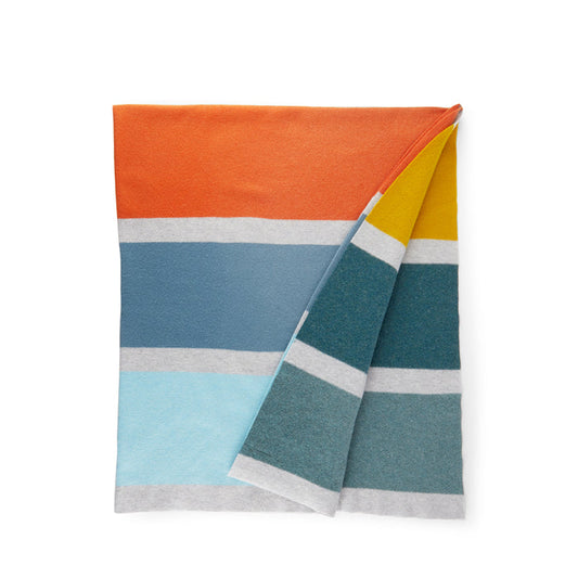 Merino Lambswool Palette Throw in Midcentury