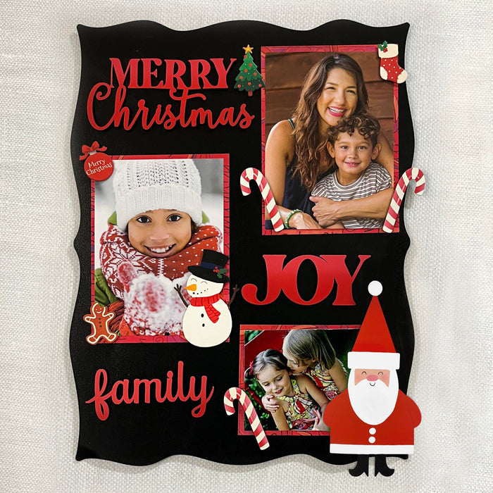 Merry Christmas Magnets S/4
