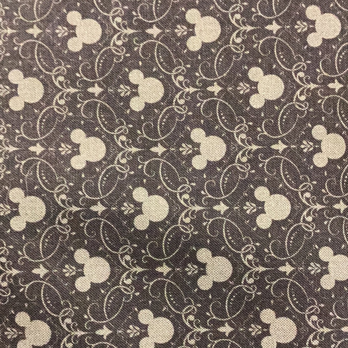 Mickey Mouse Halloween IV Mickey Damask Fabric, Camelot
