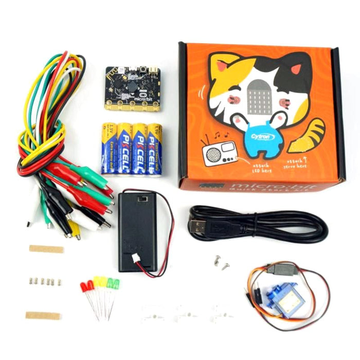micro:bit Quick Start Kit (includes micro:bit V2) [Discontinued] by Cytron - The Pi Hut