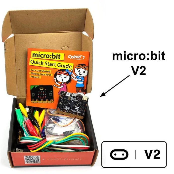 micro:bit Quick Start Kit (includes micro:bit V2) [Discontinued] by Cytron - The Pi Hut