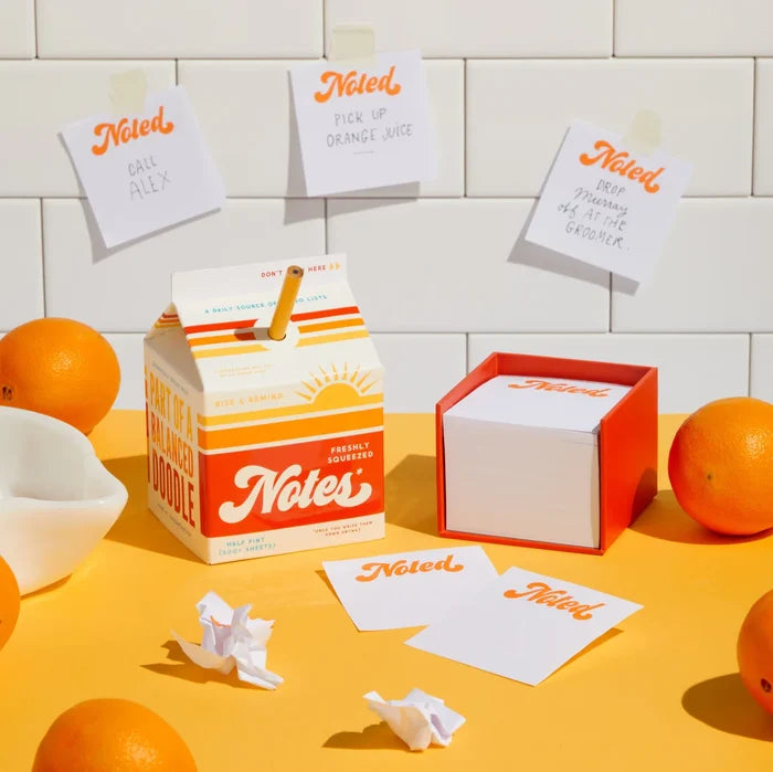 Milk Carton & Juice Carton Note Set
