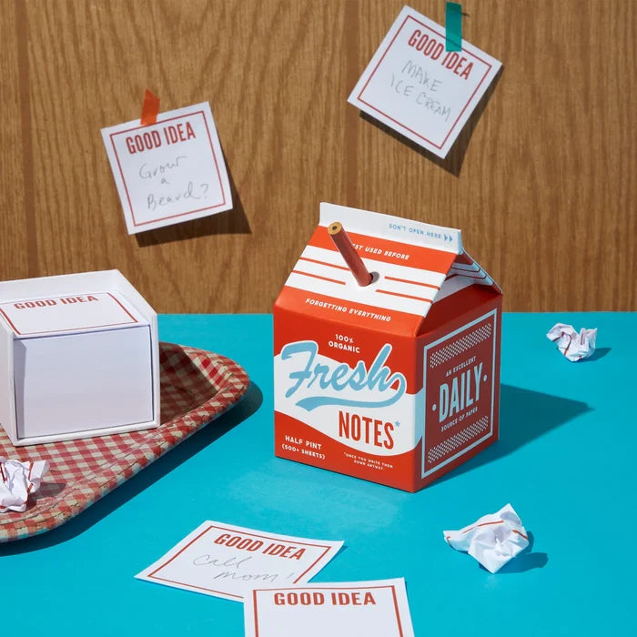 Milk Carton & Juice Carton Note Set