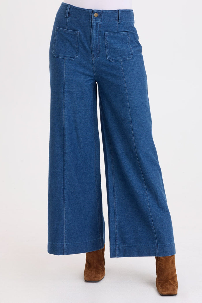 Wearables Miller Indigo Twill Wide Leg Trouser