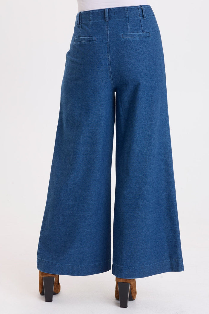 Wearables Miller Indigo Twill Wide Leg Trouser