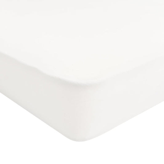Corner of Kyte Baby Mini Crib Sheet in Cloud
