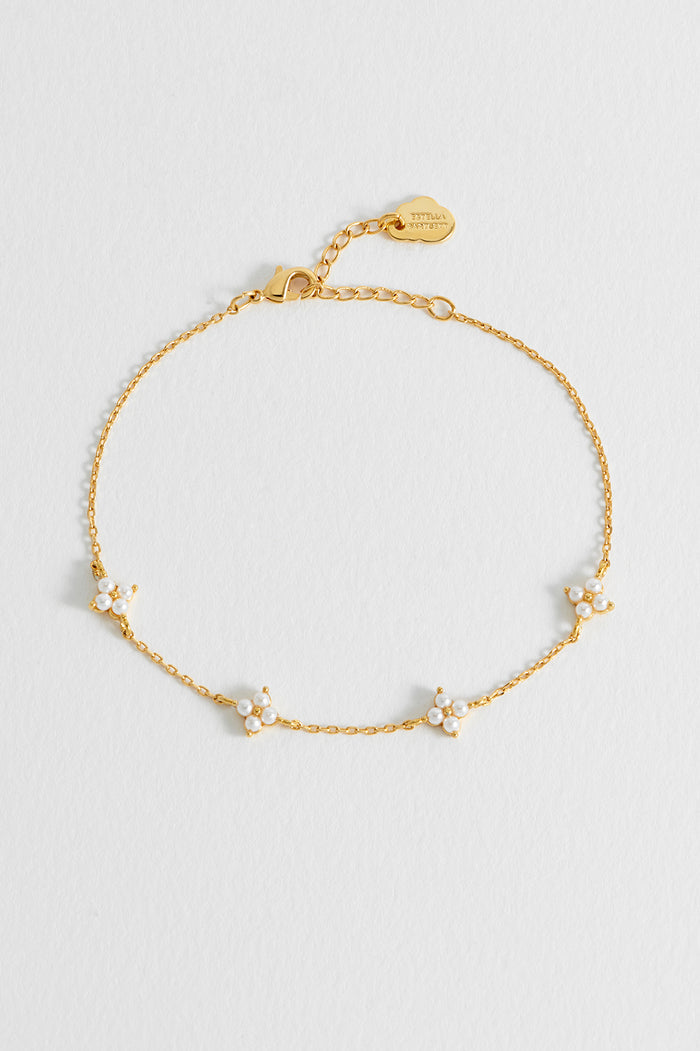 Mini Pearl Flower Bracelet