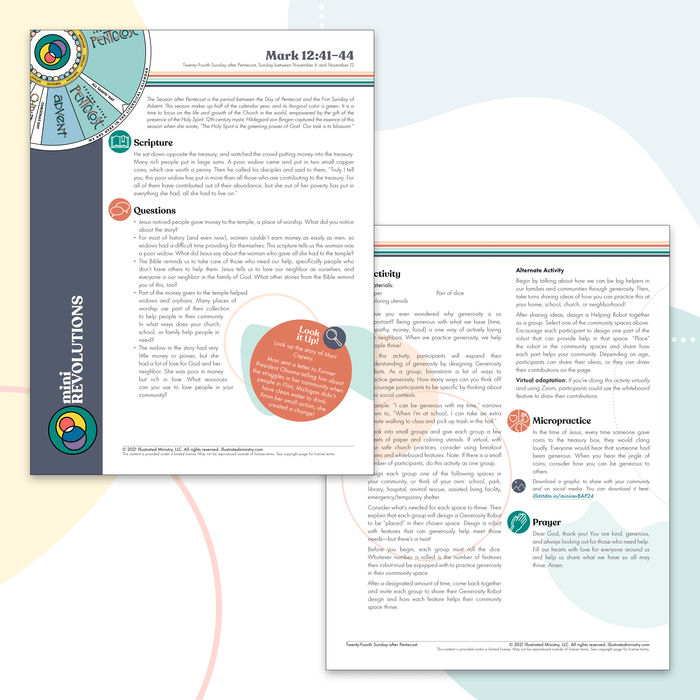 Mini Revolutions Curriculum: November 2021