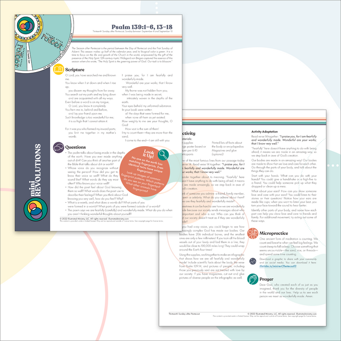 Mini Revolutions Curriculum: September 2022