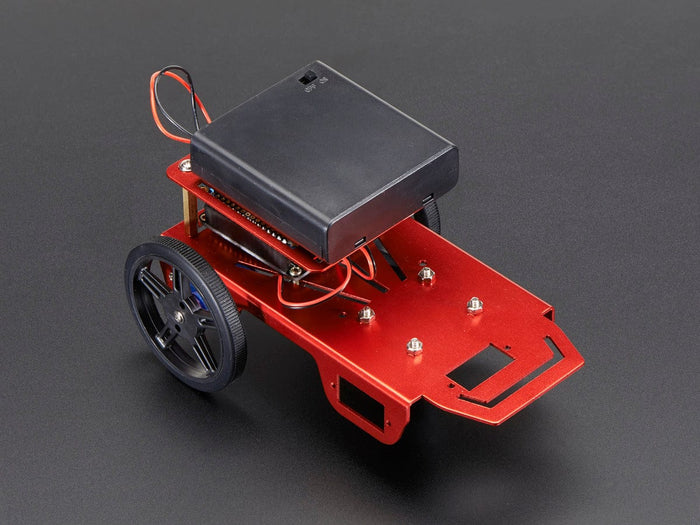 Mini Robot Rover Chassis Kit - 2WD with DC Motors by The Pi Hut - The Pi Hut