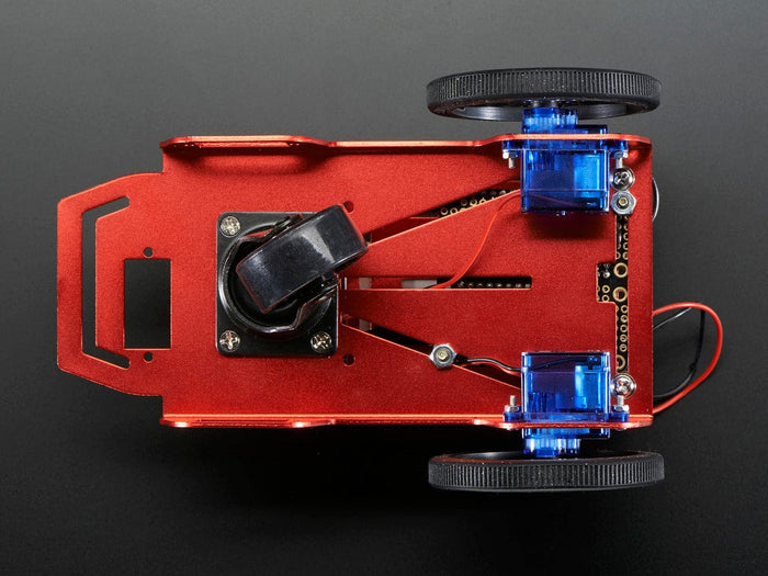 Mini Robot Rover Chassis Kit - 2WD with DC Motors by The Pi Hut - The Pi Hut