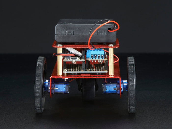 Mini Robot Rover Chassis Kit - 2WD with DC Motors by The Pi Hut - The Pi Hut
