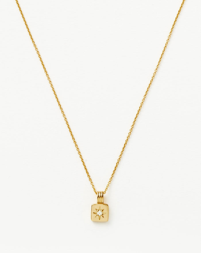 Mini Star Ridge Pendant Necklace | 18ct Gold Plated Vermeil Necklaces Missoma