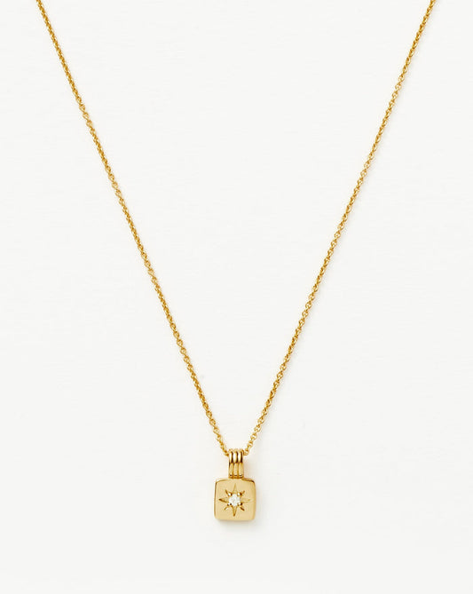Mini Star Ridge Pendant Necklace | 18ct Gold Plated Vermeil Necklaces Missoma