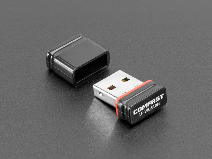 Mini USB WiFi Module - RTL8188eu - 802.11b/g/n [discontinued] by The Pi Hut - The Pi Hut