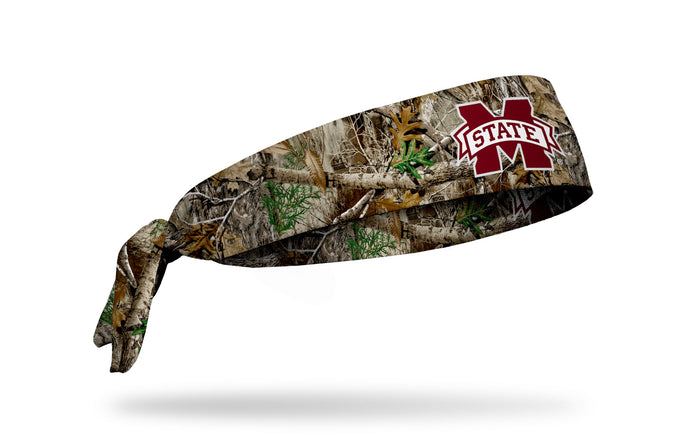 Mississippi State University: Logo Realtree Edge Flex Tie Headband - View 2
