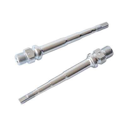MKS Pedal Spindle - High Polished Taco Pedal