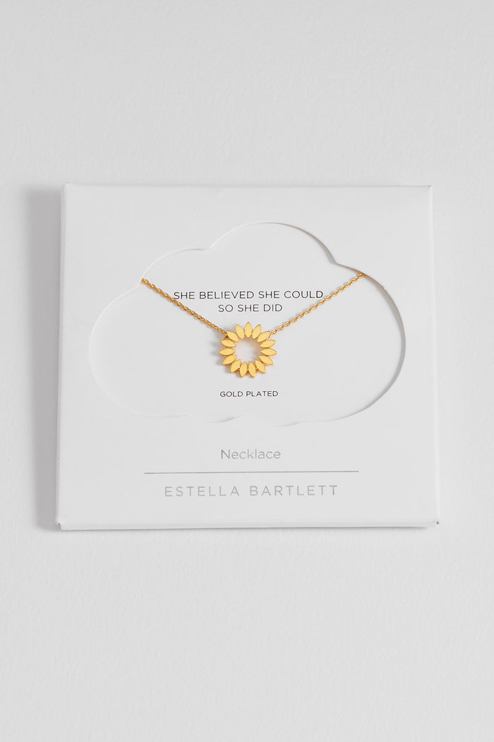 Modern Flower Necklace