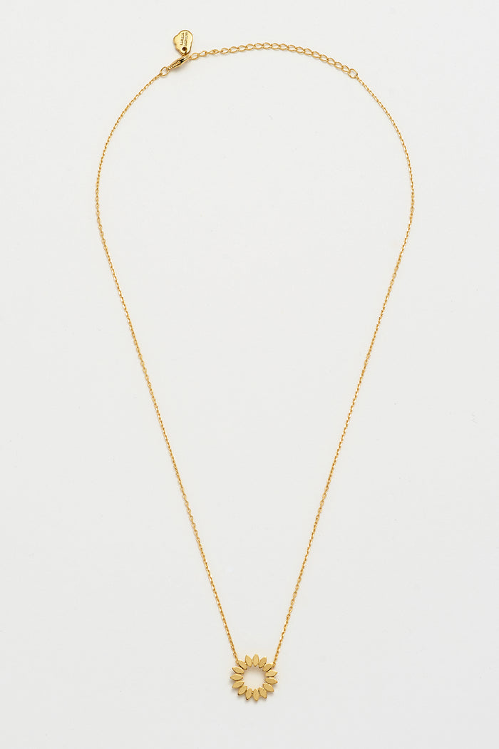 Modern Flower Necklace