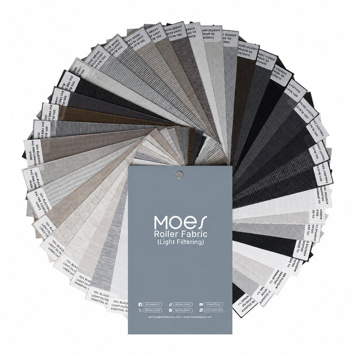 MOES Curtain Light Filtering Fabric Samples