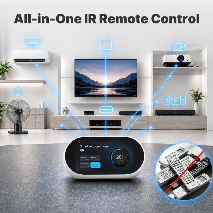 MOES Tuya AI Desktop Center Control Panel Alexa Built-in,with Zigbee & BLE Mesh Hub IR Control Video Monitoring