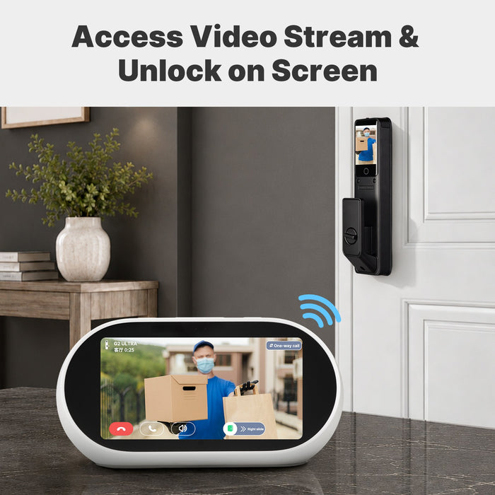 MOES Tuya AI Desktop Center Control Panel Alexa Built-in,with Zigbee & BLE Mesh Hub IR Control Video Monitoring