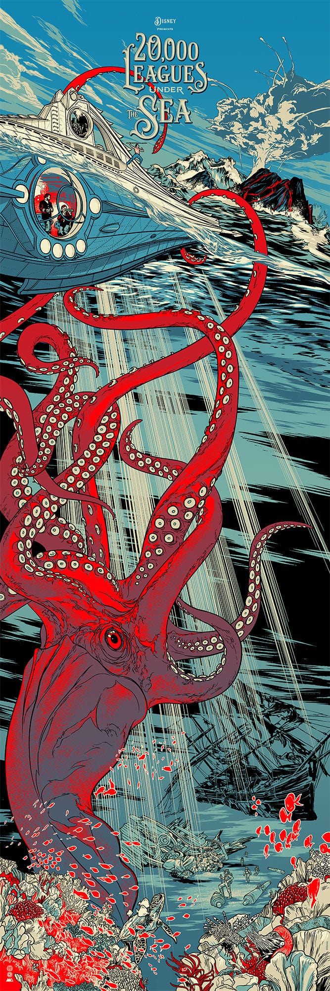 Mondo X Cyclops Print Works Print #29: 20,000 Leagues Under The Sea