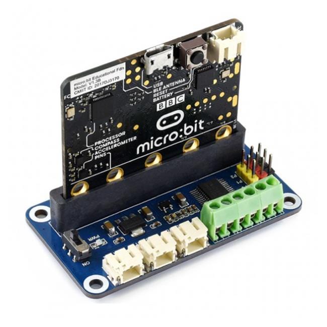 Motor & Servo Driver for micro:bit by Waveshare - The Pi Hut