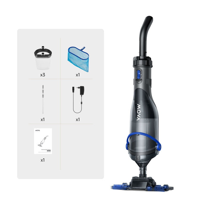 VAX floor cleaning machine with accessories on a white background