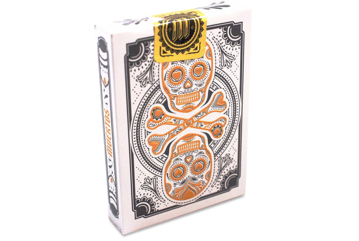 Muertos Mourning Gold Playing Cards* Playing Cards by Steve Minty