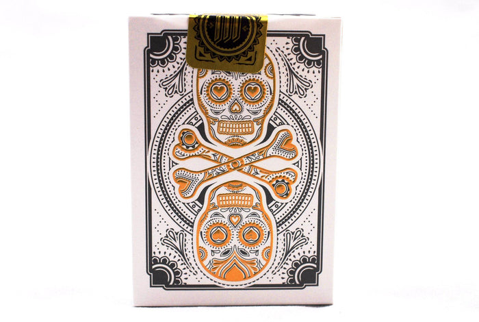 Muertos Mourning Gold Playing Cards* Playing Cards by Steve Minty
